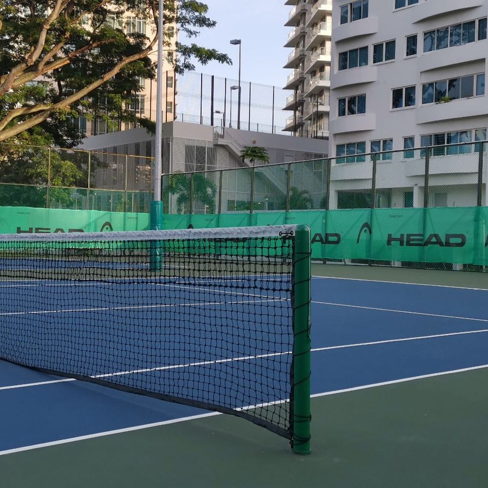 Playing Tennis at Elite Sports Complex JB