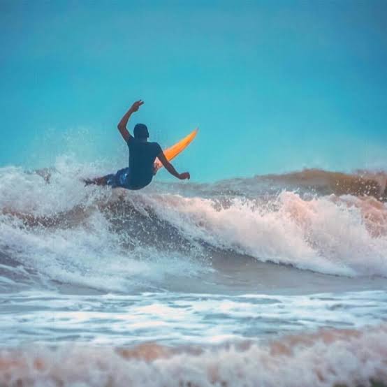 Surfing At Lido Beach