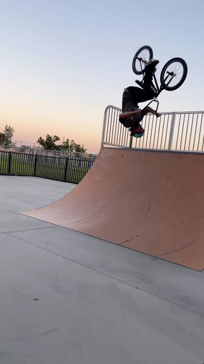 Cycling on TMYC Skate Park