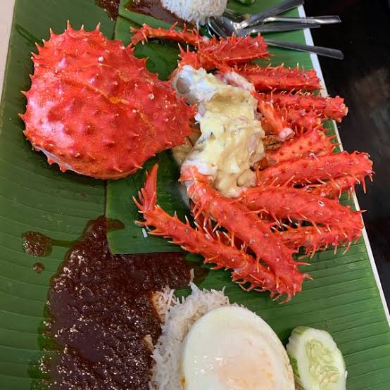 King Crab Nasi Lemak: A Johor Bahru Delicacy